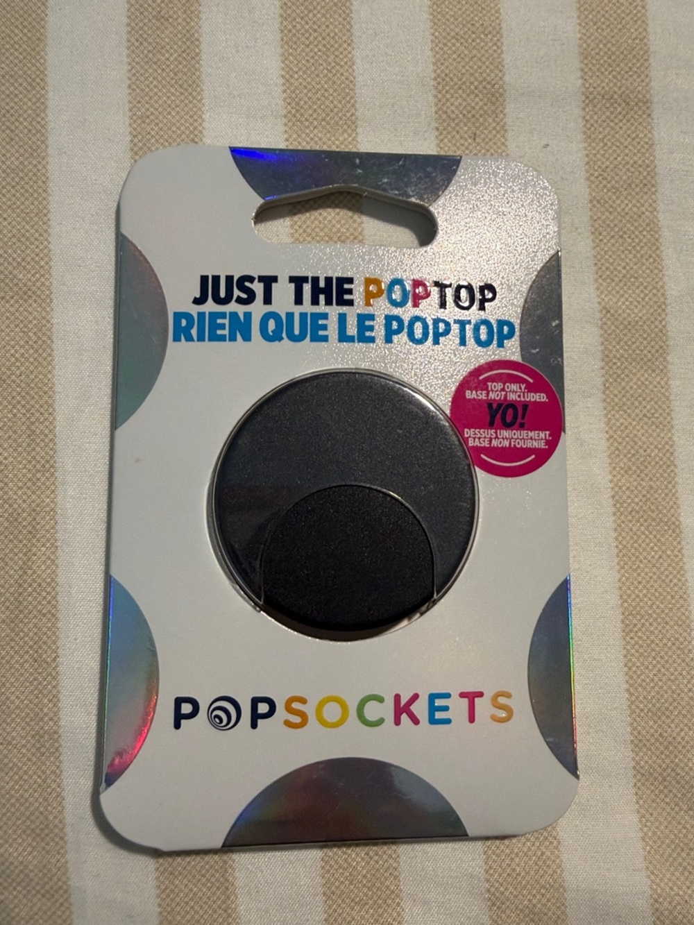 PopSocket Just The PopTop Black Phone PopGrip
